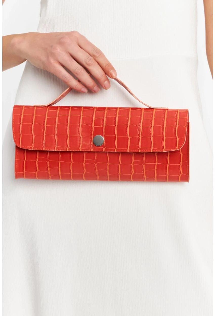 Kadın Turuncu El Çantası BE713