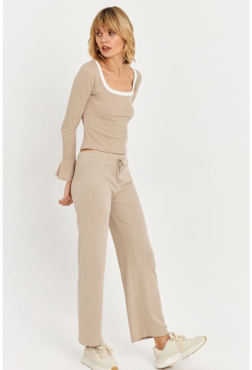 Kadın Vanilya Palazzo Eşofman Altı ALB6011