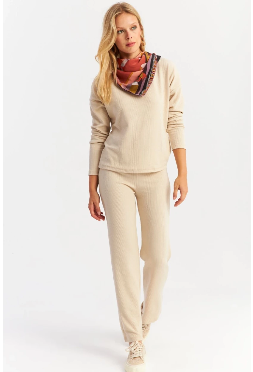 Kadın Bej Alt Üst Takım YLE19