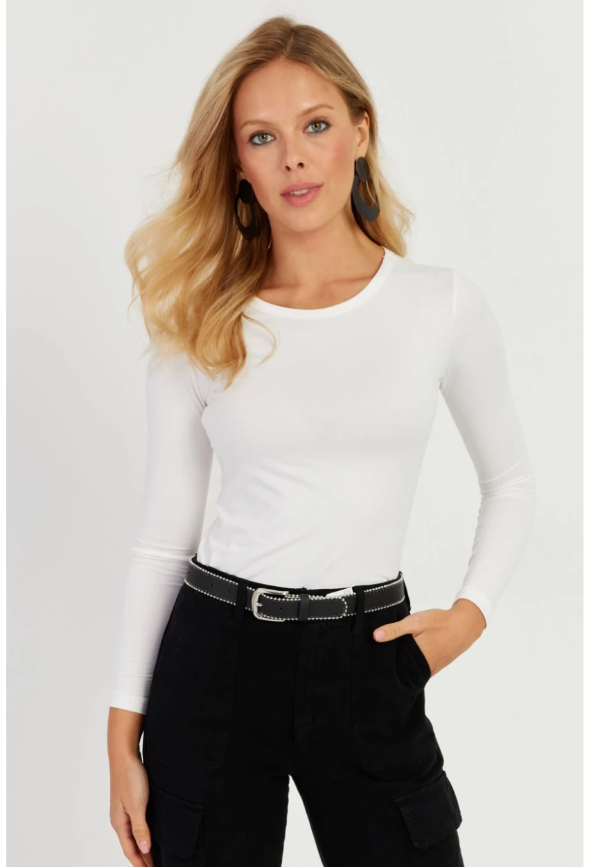 Kadın Beyaz Bluz LPP1253