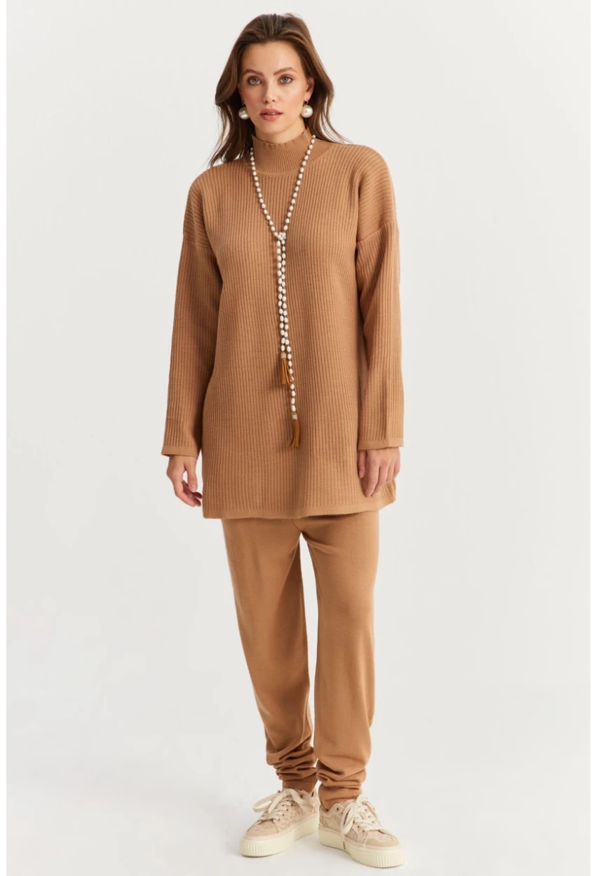 Kadın Bisküvi Triko Alt Üst Takım NUV9