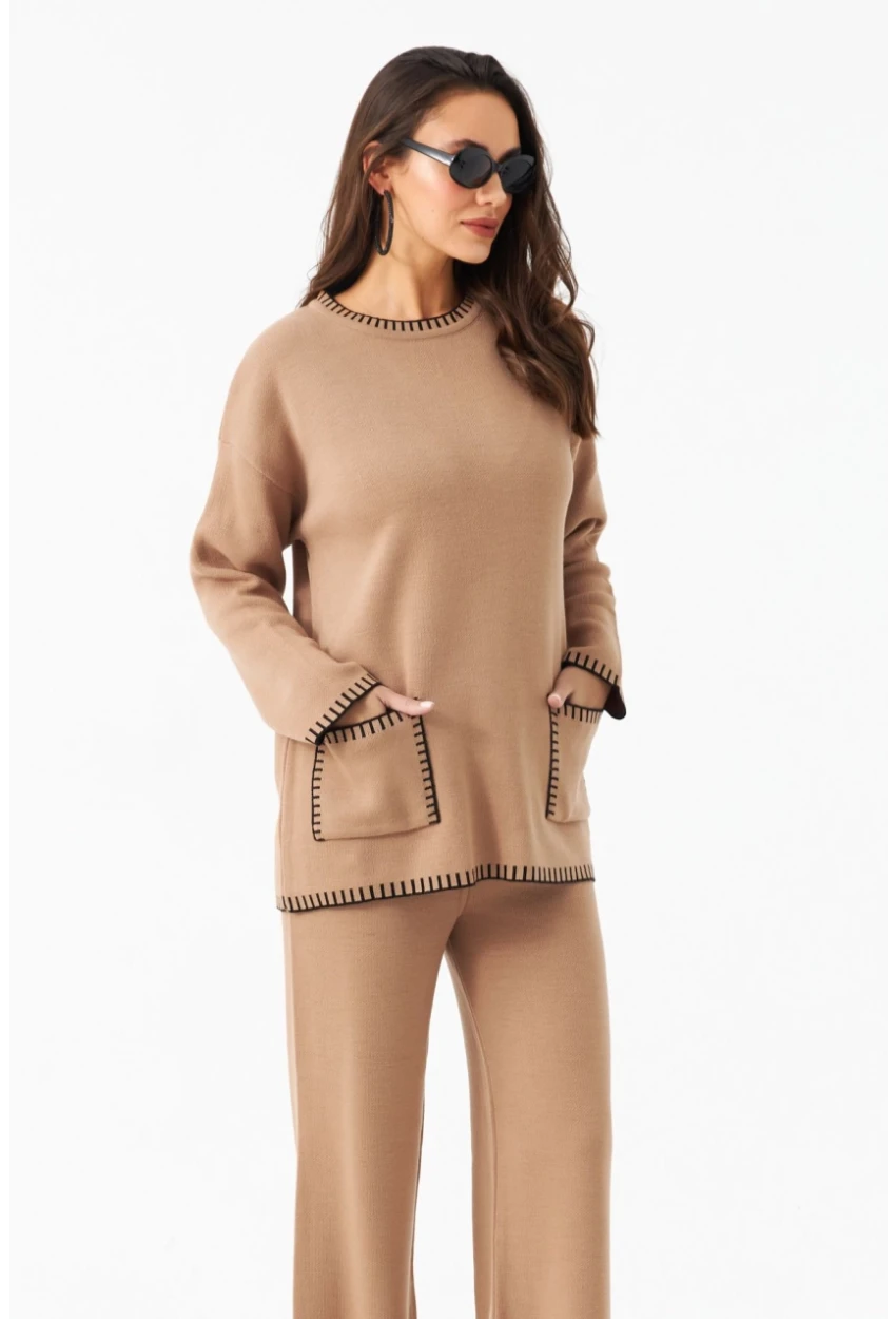 Kadın Camel Alt Üst Takım MMK61