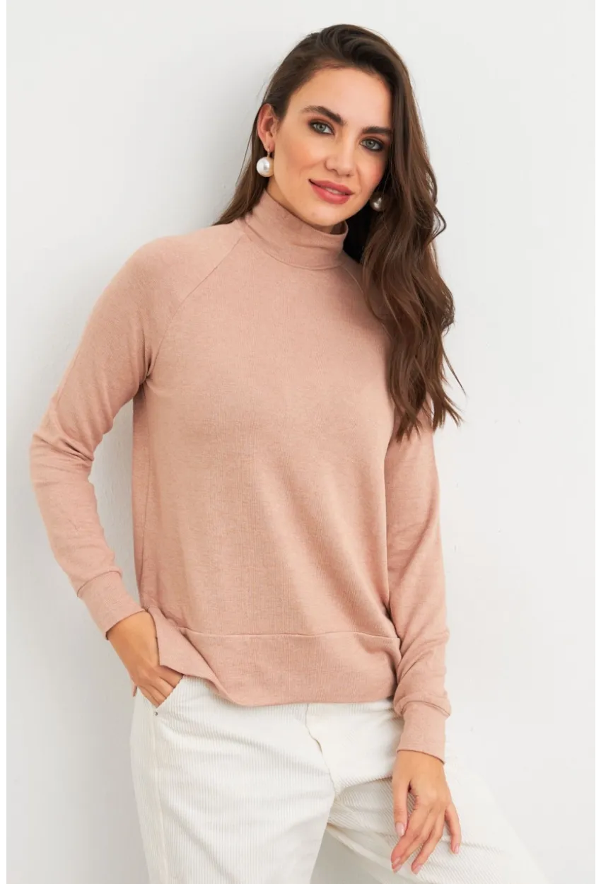 Kadın Camel Salaş Bluz AYD405