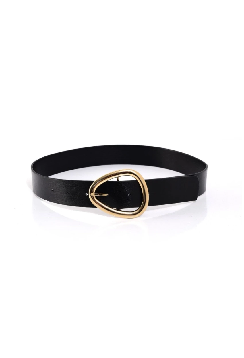 Kadın Gold-Siyah Kemer BE415