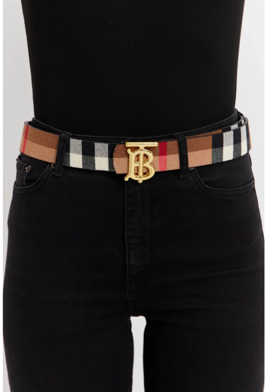 Kadın Kahverengi Desenli Kemer BE705