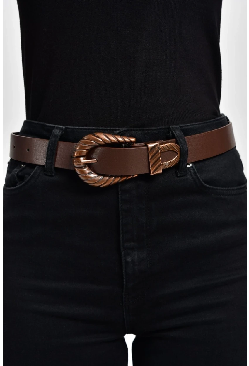 Kadın Kahverengi Kemer BE339