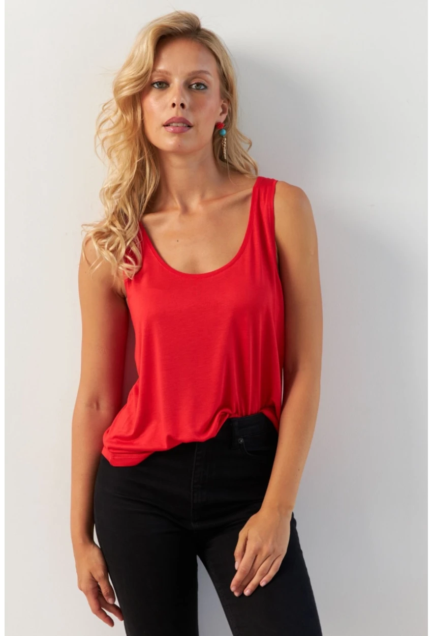 Kadın Kırmızı Bluz AYD372