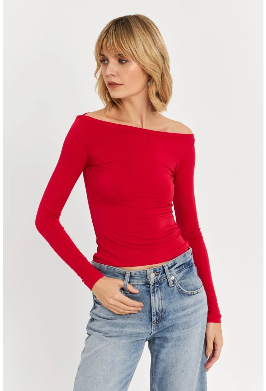 Kadın Kırmızı Bluz HOR13
