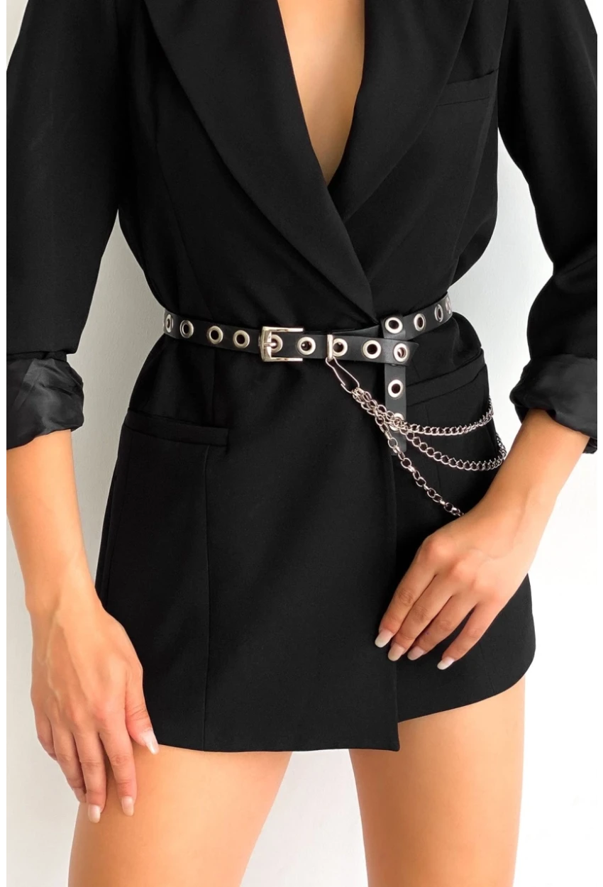 Kadın  Kuşgözlü Zincirli Kemer BE633