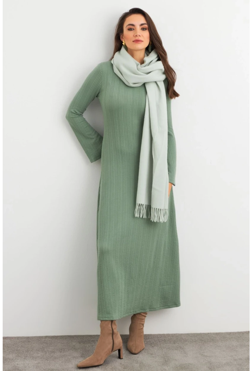 Kadın Mint Basic Maxi Elbise MTF30