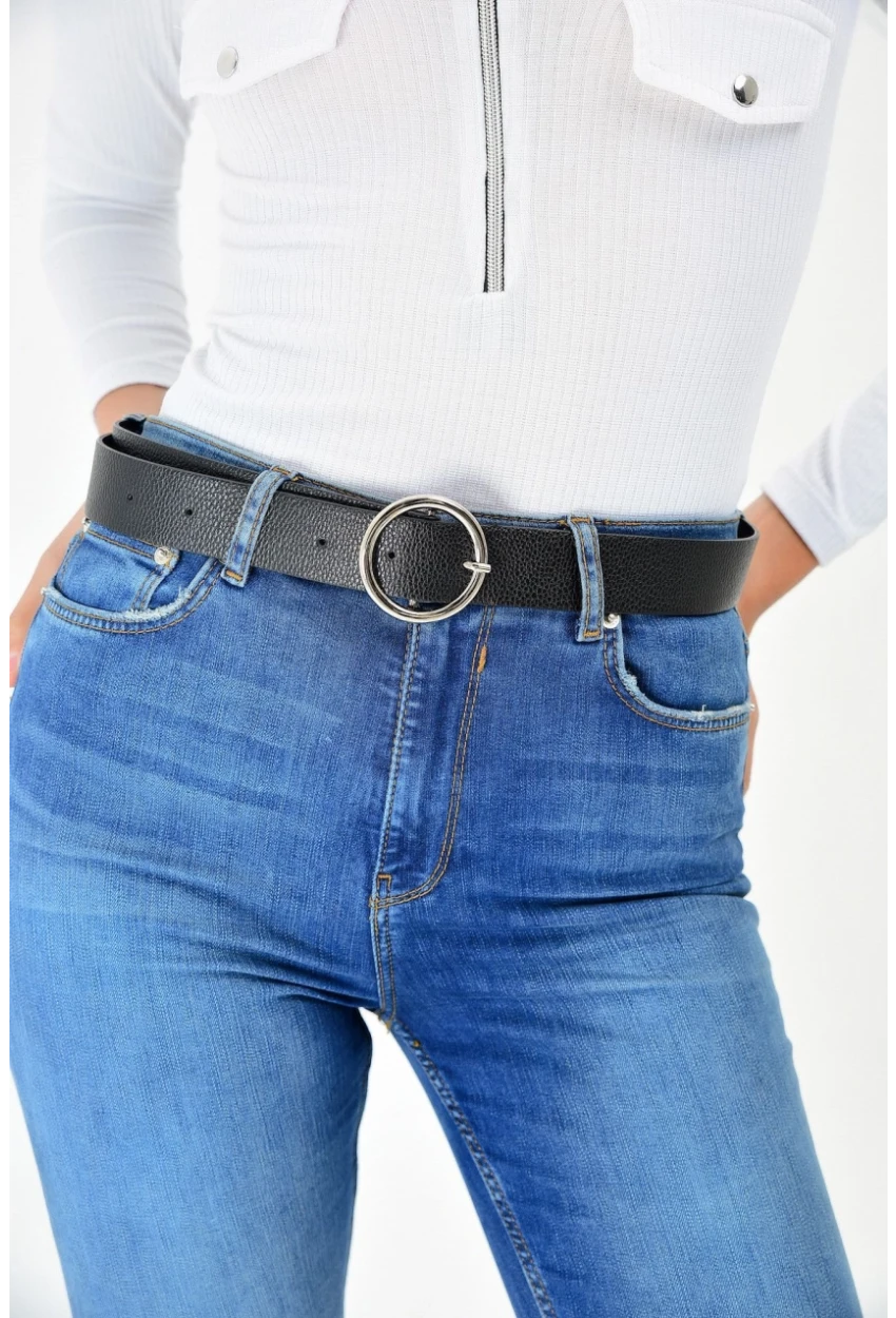 Kadın Siyah Kemer BE15