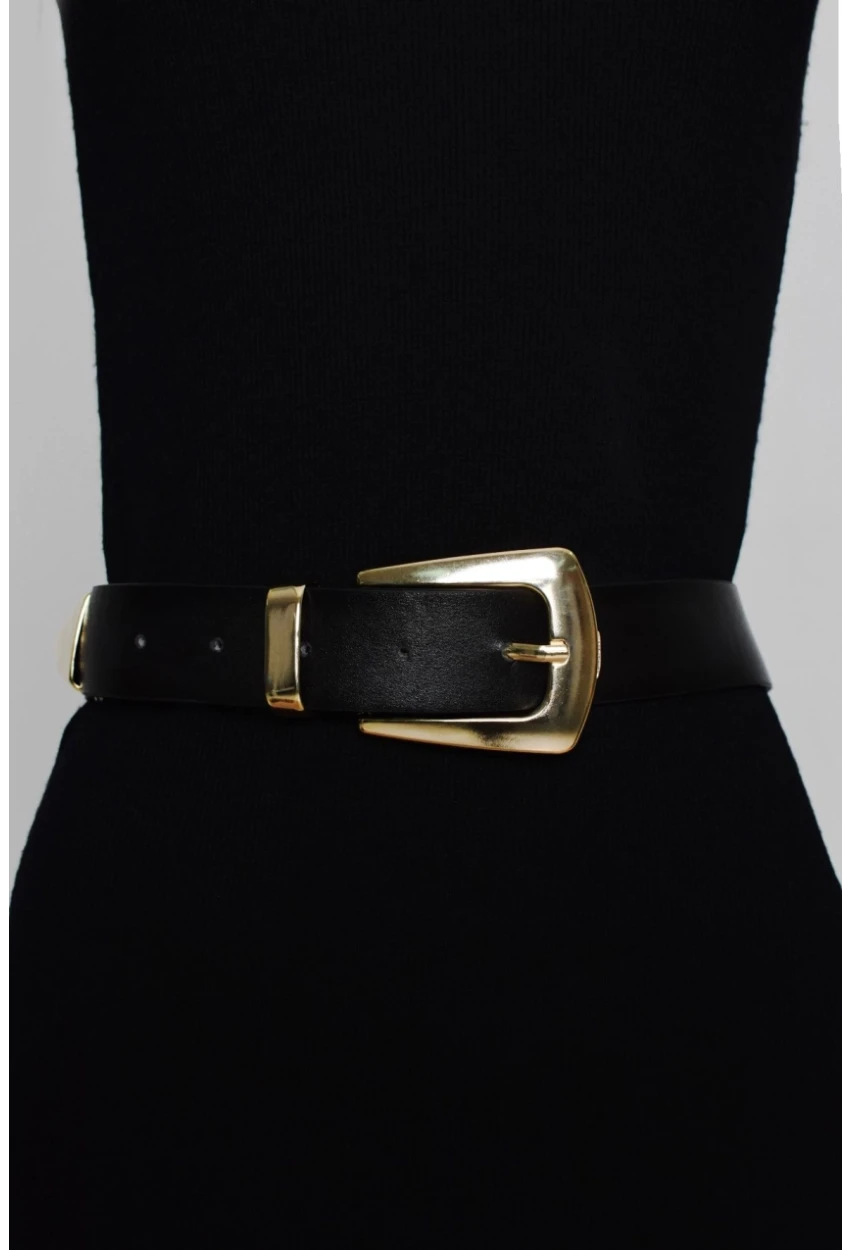 Kadın Siyah Kemer BE320