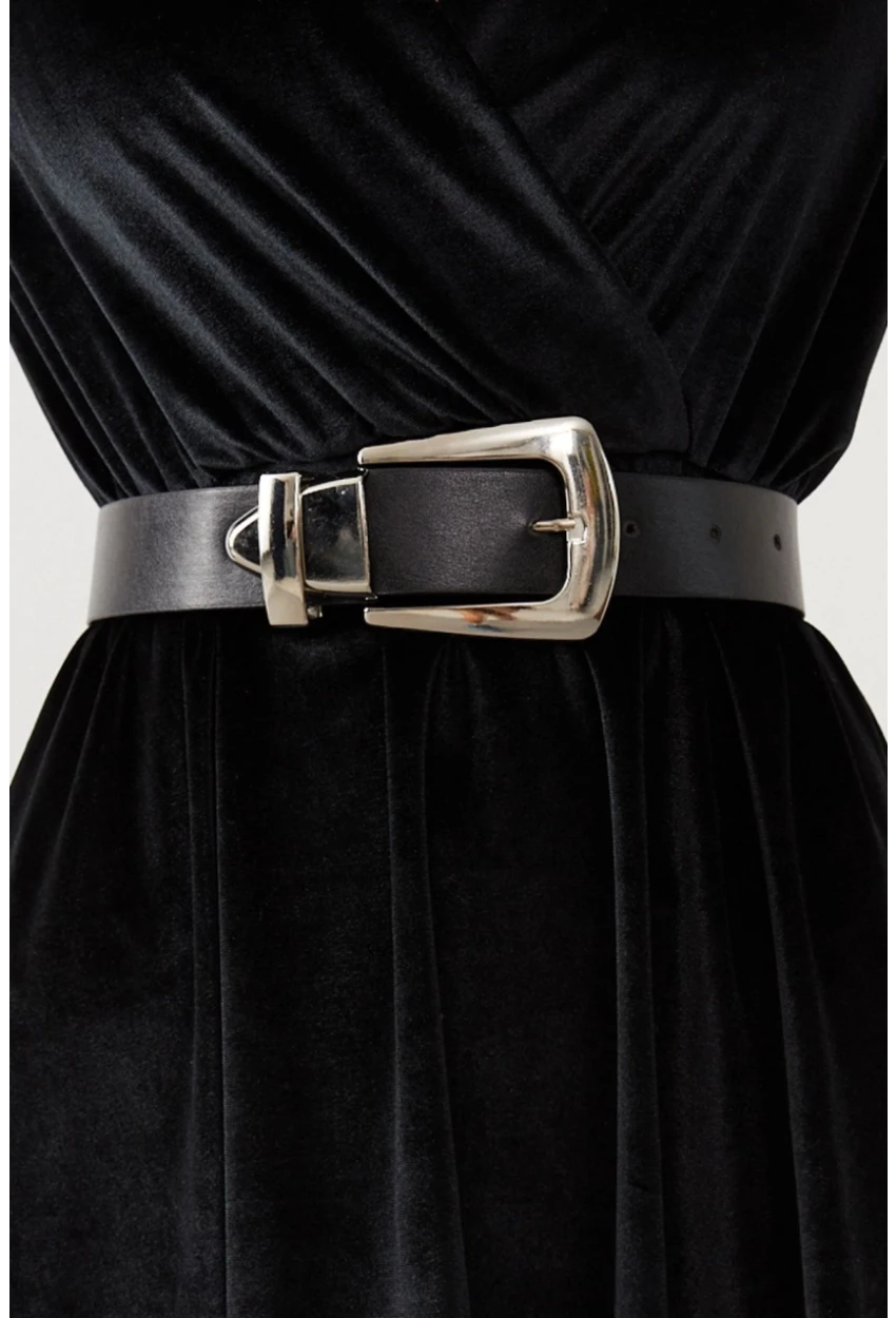 Kadın Siyah Kemer BE450