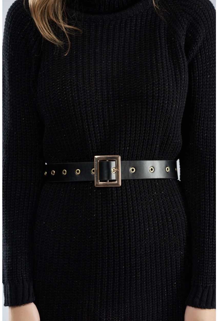 Kadın Siyah Kemer BE51