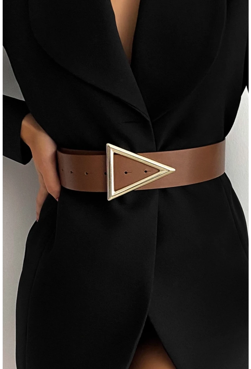 Kadın Taba Üçgen Tokalı Kemer BE671