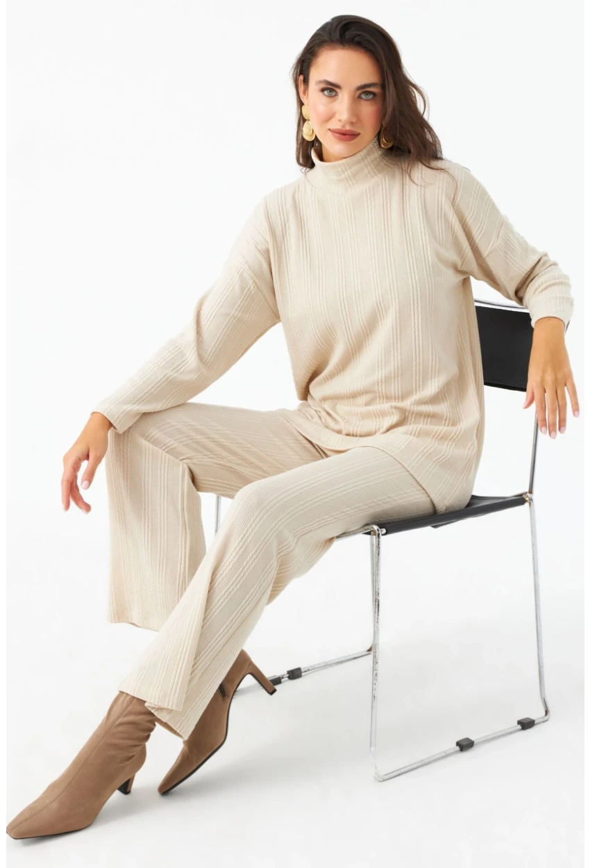 Kadın Taş Alt Üst Pantolon Takım MTF28