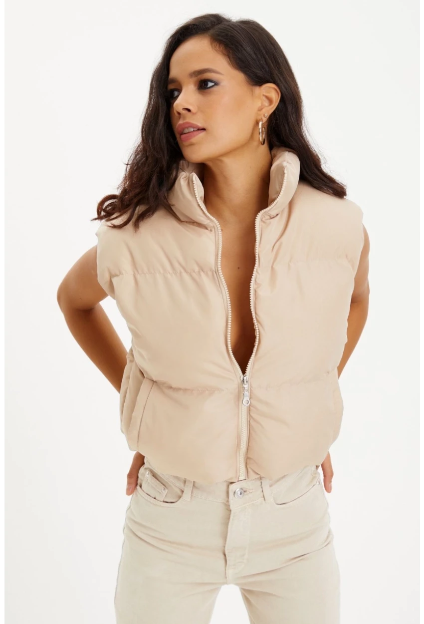 Kadın Taş Şişme Yelek DAF4910