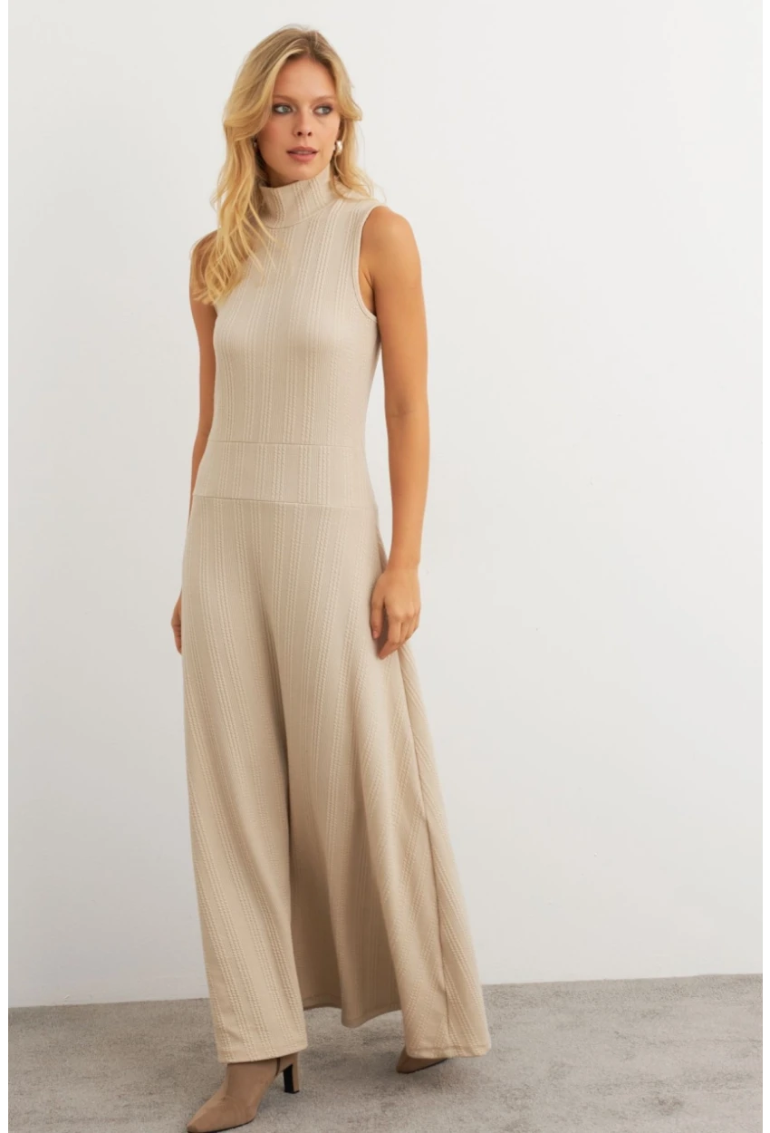 Kadın Vanilya Basic Maxi Elbise MTF29