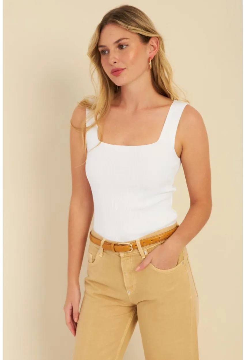 Kadın Beyaz Triko Bluz SMT224