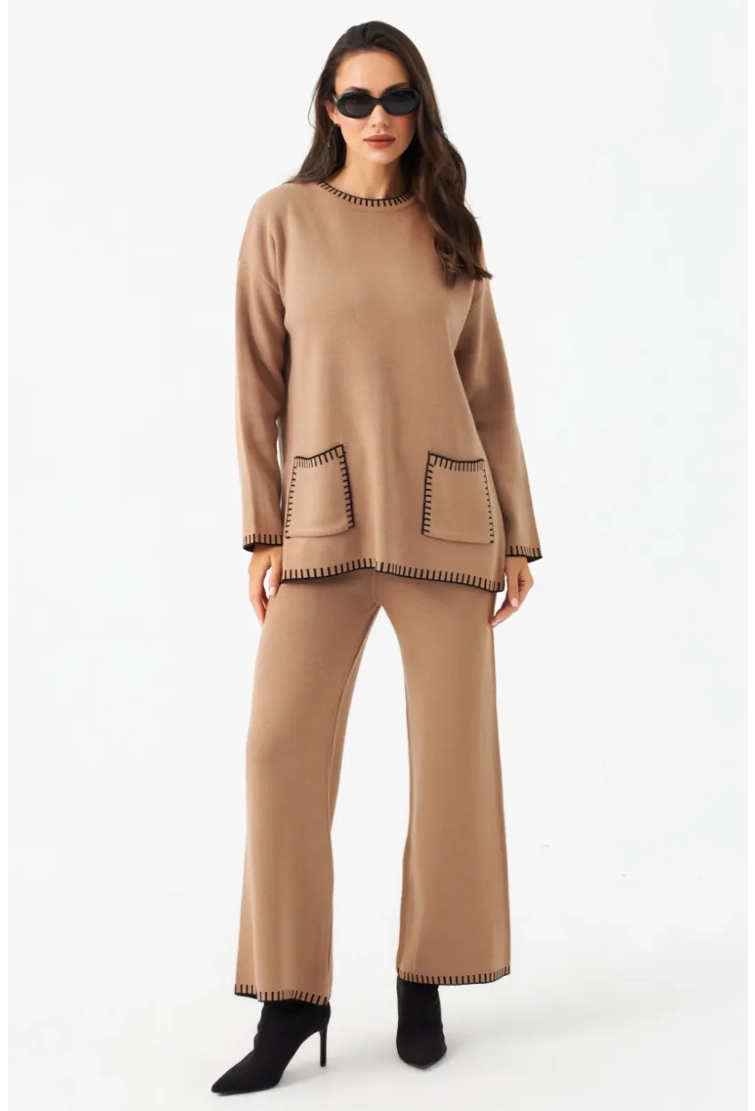 Kadın Camel Alt Üst Takım MMK61