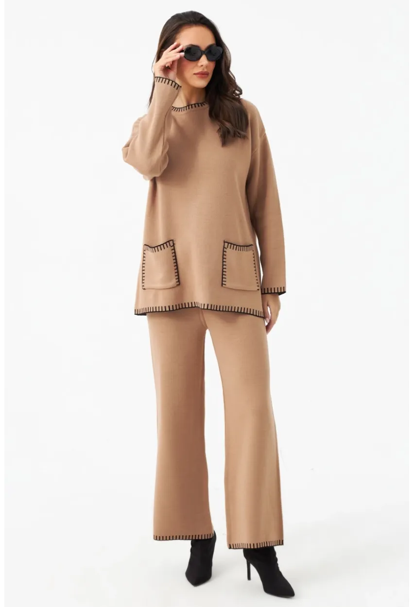 Kadın Camel Alt Üst Takım MMK61
