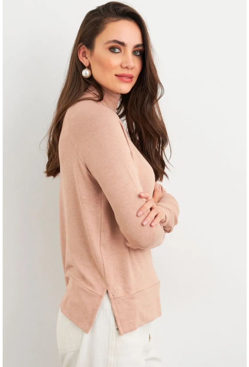 Kadın Camel Salaş Bluz AYD405