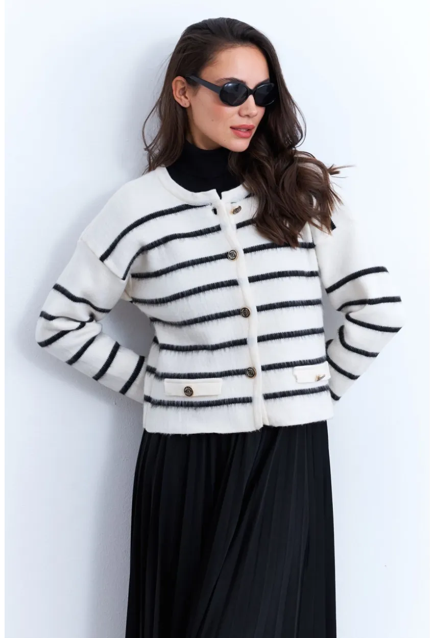 Kadın Ekru Hırka MCNG800