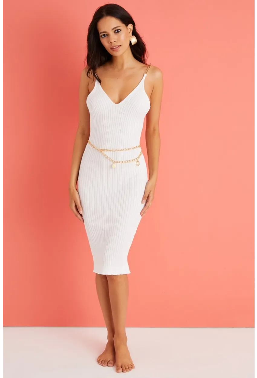 Kadın Gold Rengi Zincir Kemer BE533