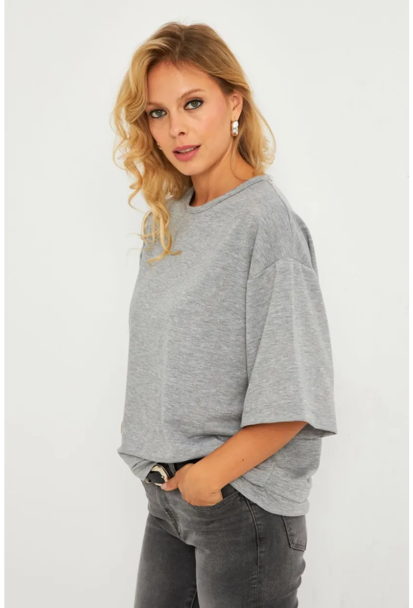 Kadın Gri Sweatshirt EY2911