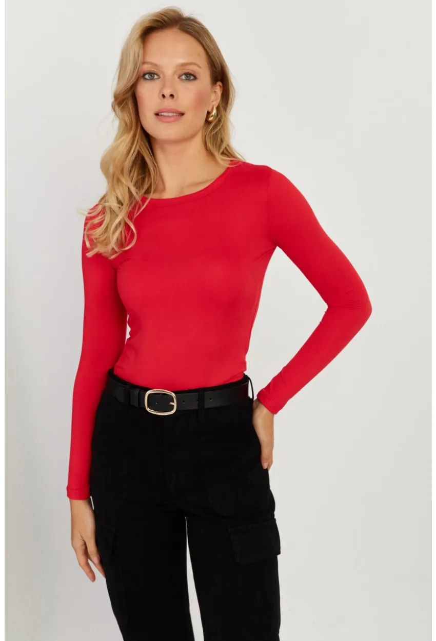 Kadın Kırmızı Bluz LPP1253