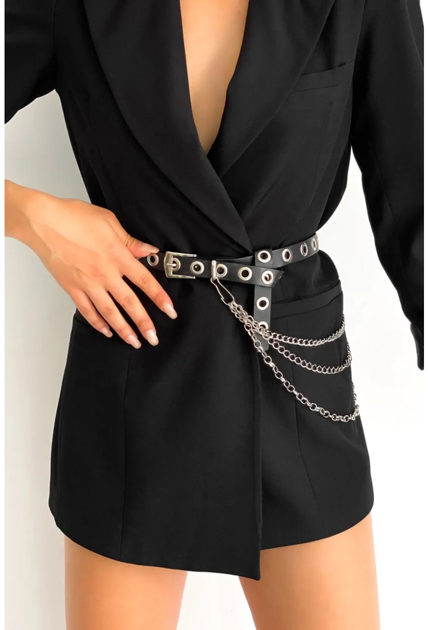 Kadın  Kuşgözlü Zincirli Kemer BE633