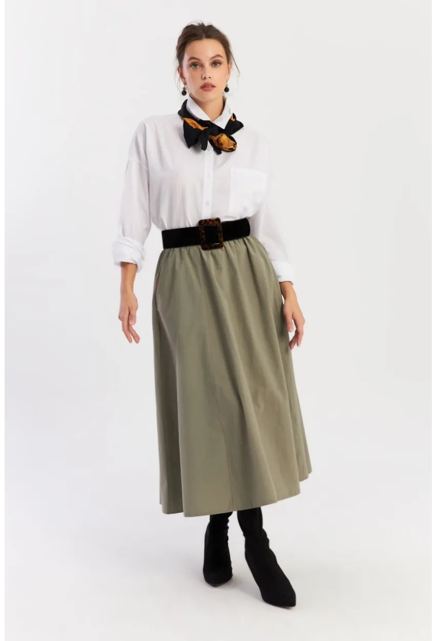 Kadın Mint Çan Etek ELA3951