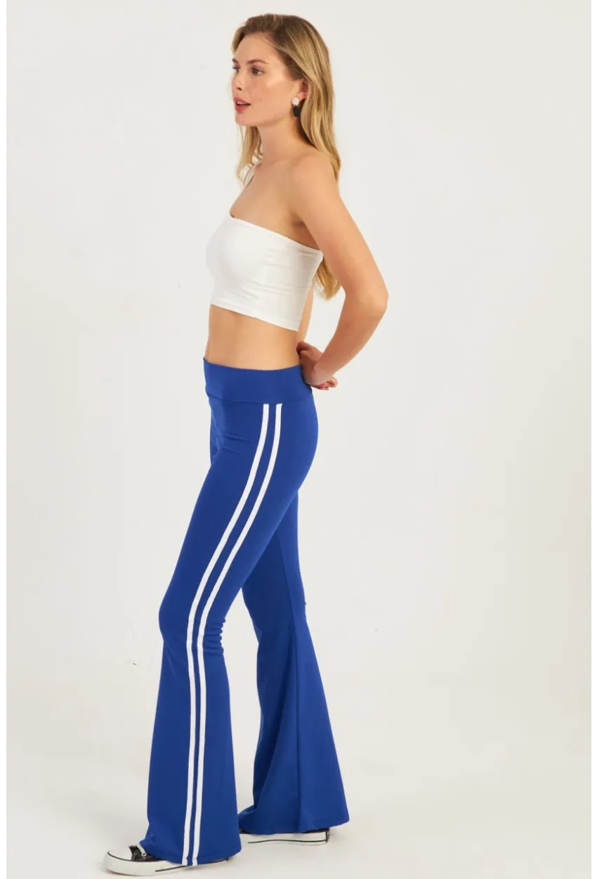 Kadın Saks İspanyol Paça Eşofman Altı SF2542