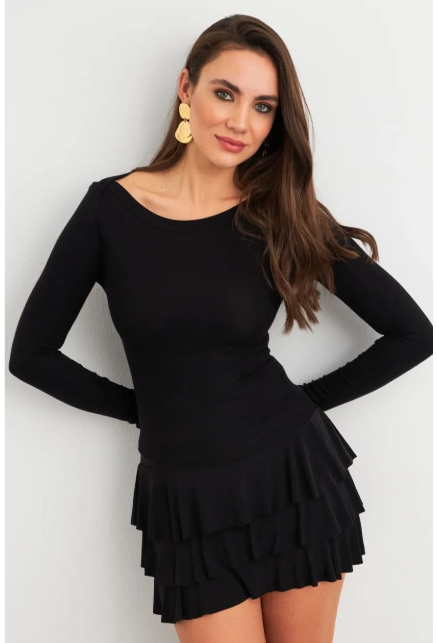 Kadın Siyah Bluz MX9390