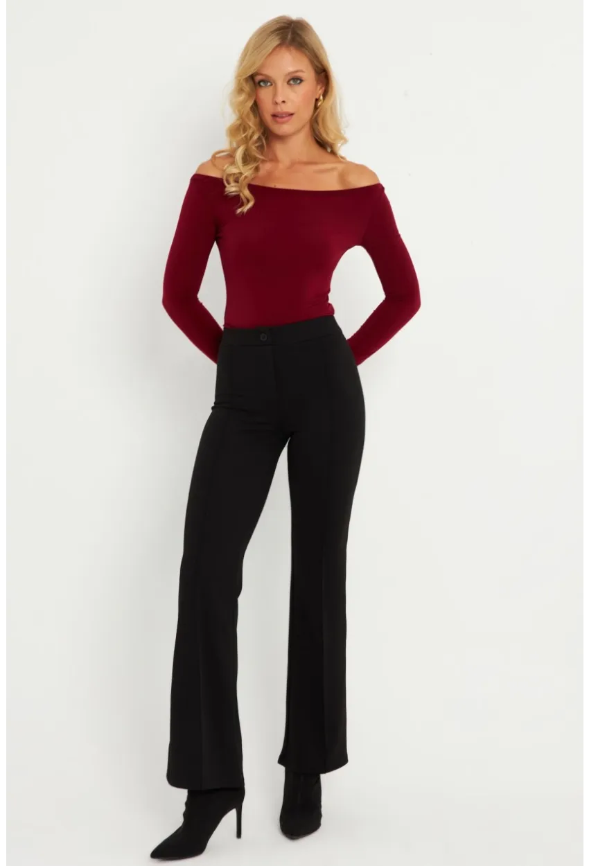 Kadın Siyah Pantolon ELT3262