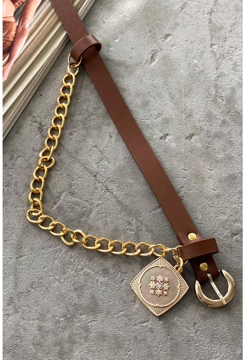 Kadın Taba Köstek Detaylı Kemer BE666