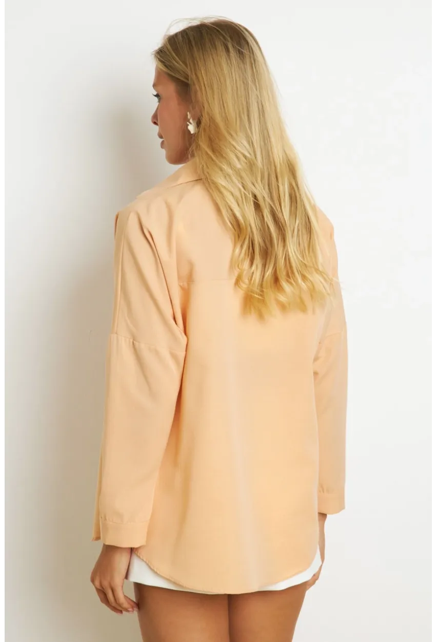 Kadın Vanilya Basic Gömlek K1251