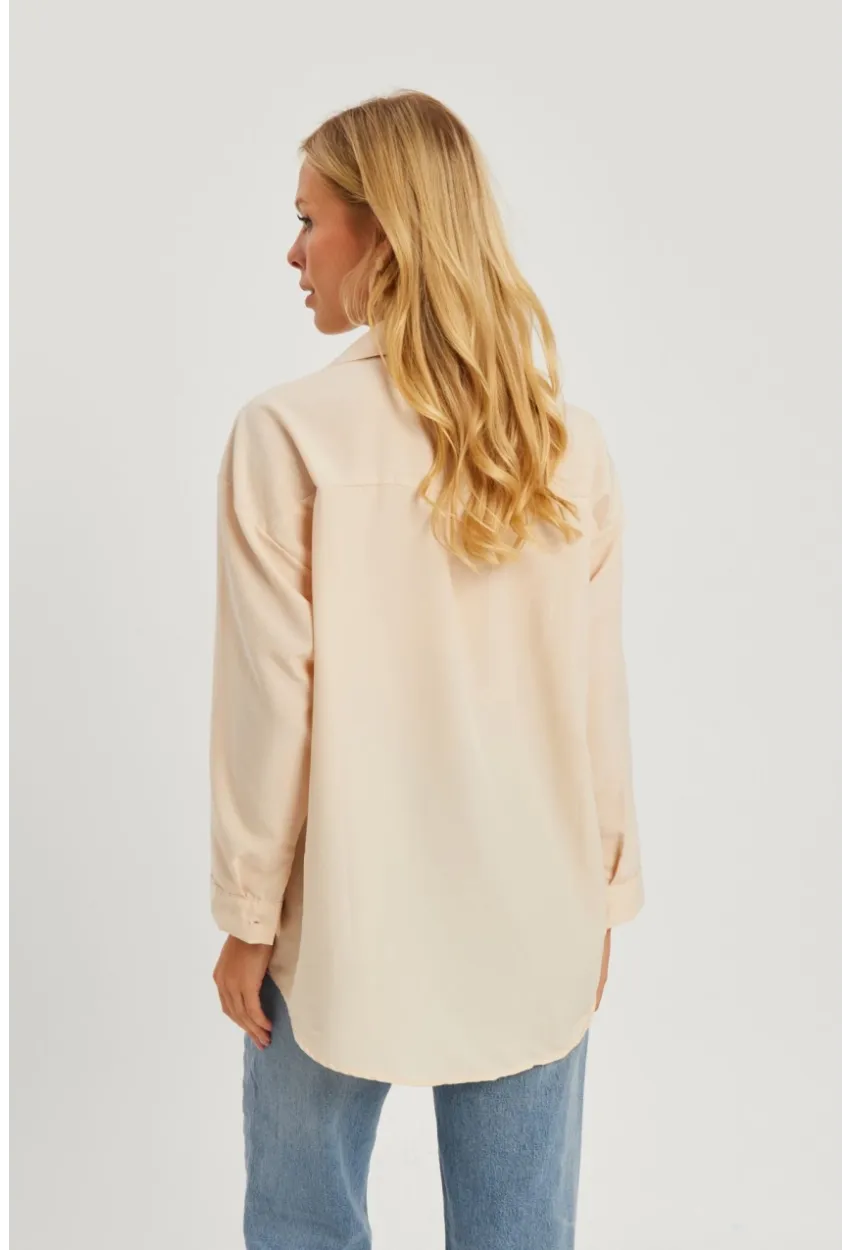 Kadın Vanılya Gömlek Q987