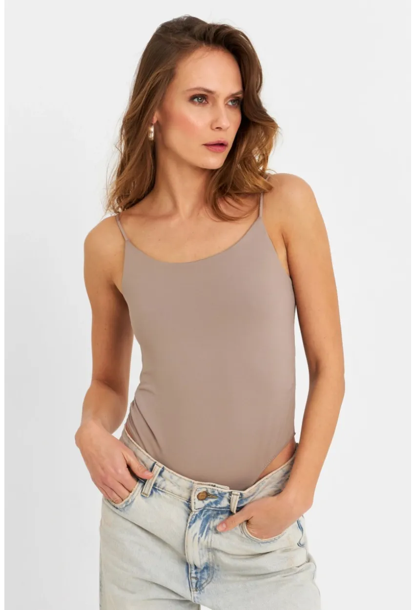 Kadın Vizon Çıtçıtlı Body ZH129