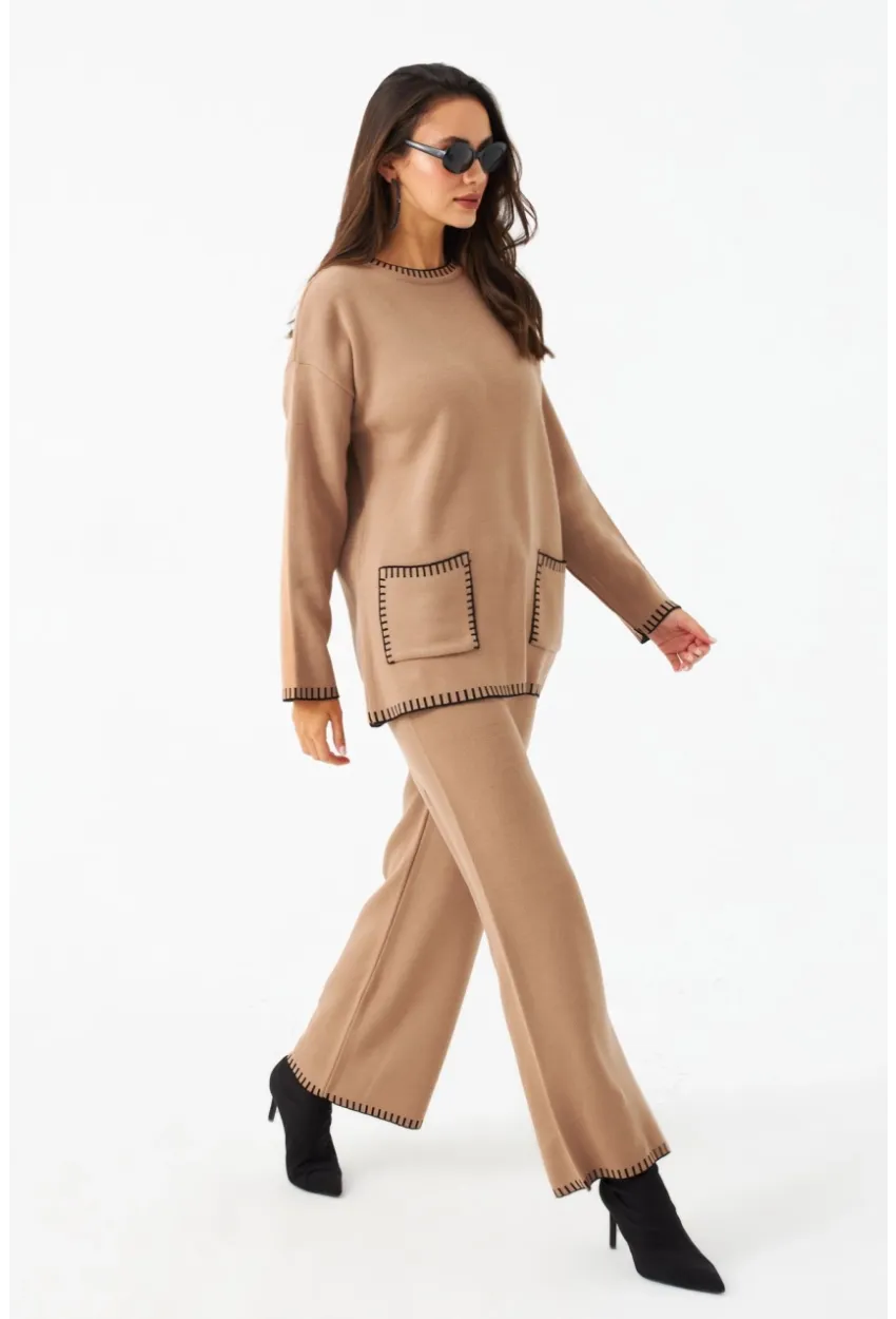 Kadın Camel Alt Üst Takım MMK61
