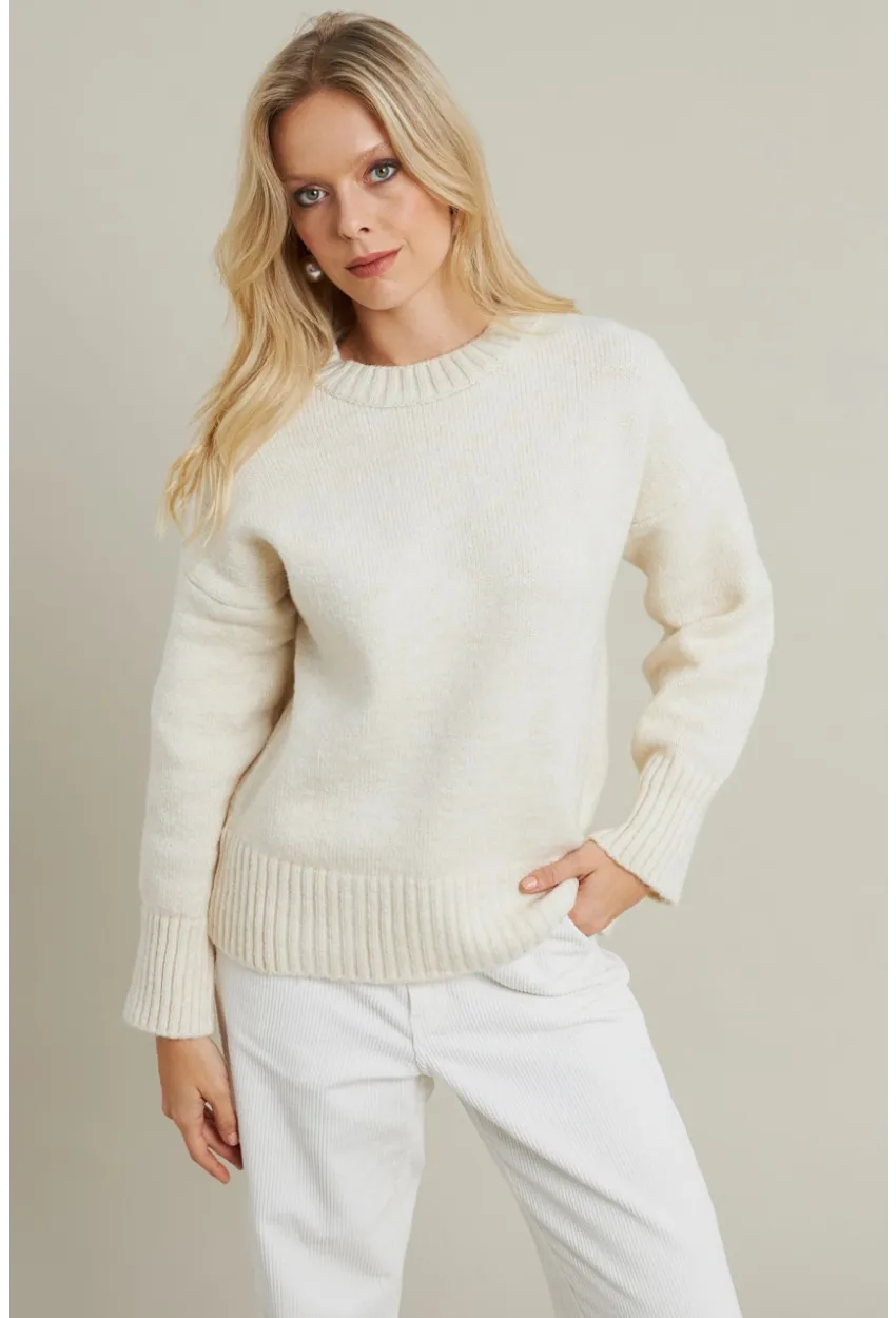 Kadın Ekru Salaş Kazak MYV104