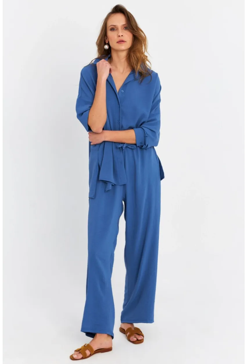 Kadın İndigo Basic Alt-Üst Pantolon Takım MRU6931