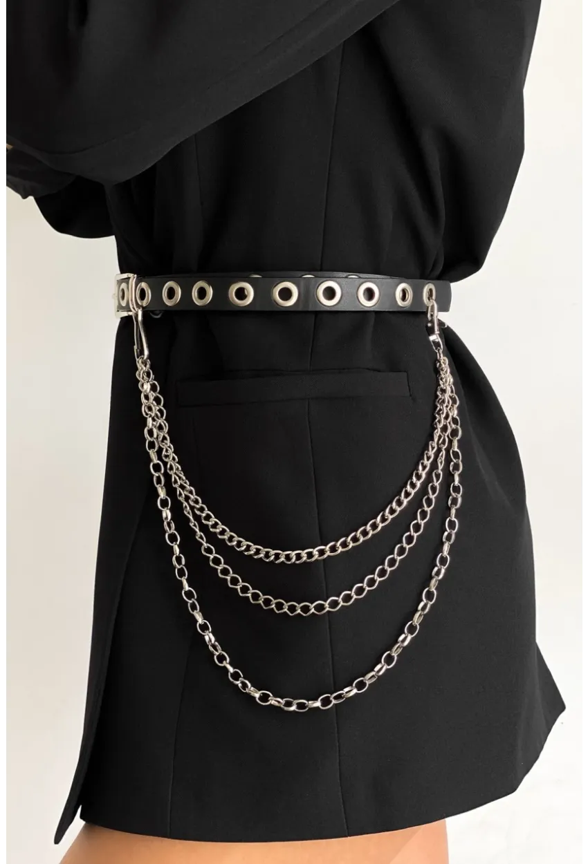 Kadın  Kuşgözlü Zincirli Kemer BE633