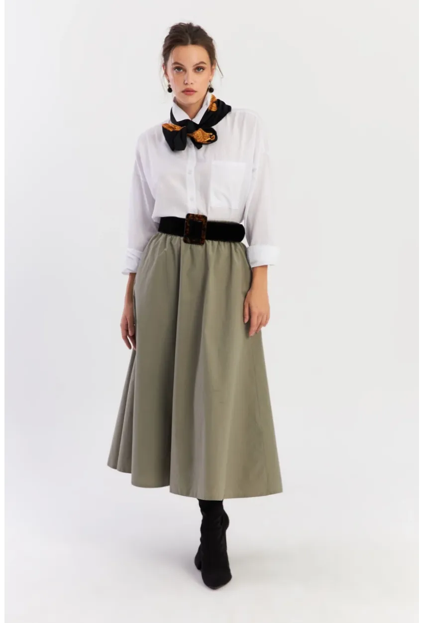 Kadın Mint Çan Etek ELA3951