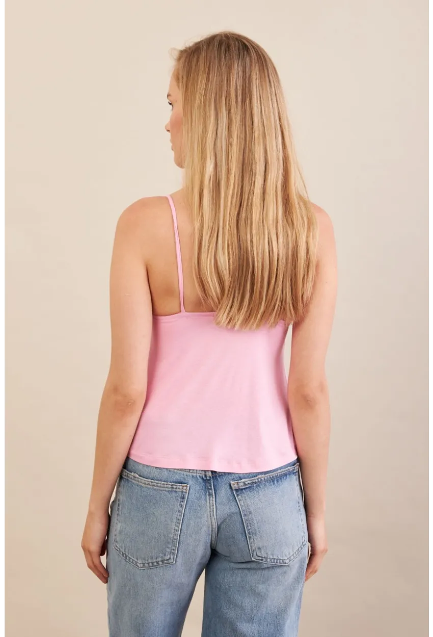 Kadın Pembe Büzgülü Asimetrik Bluz ZH172