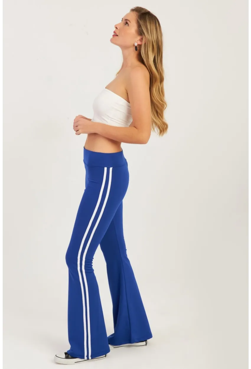 Kadın Saks İspanyol Paça Eşofman Altı SF2542