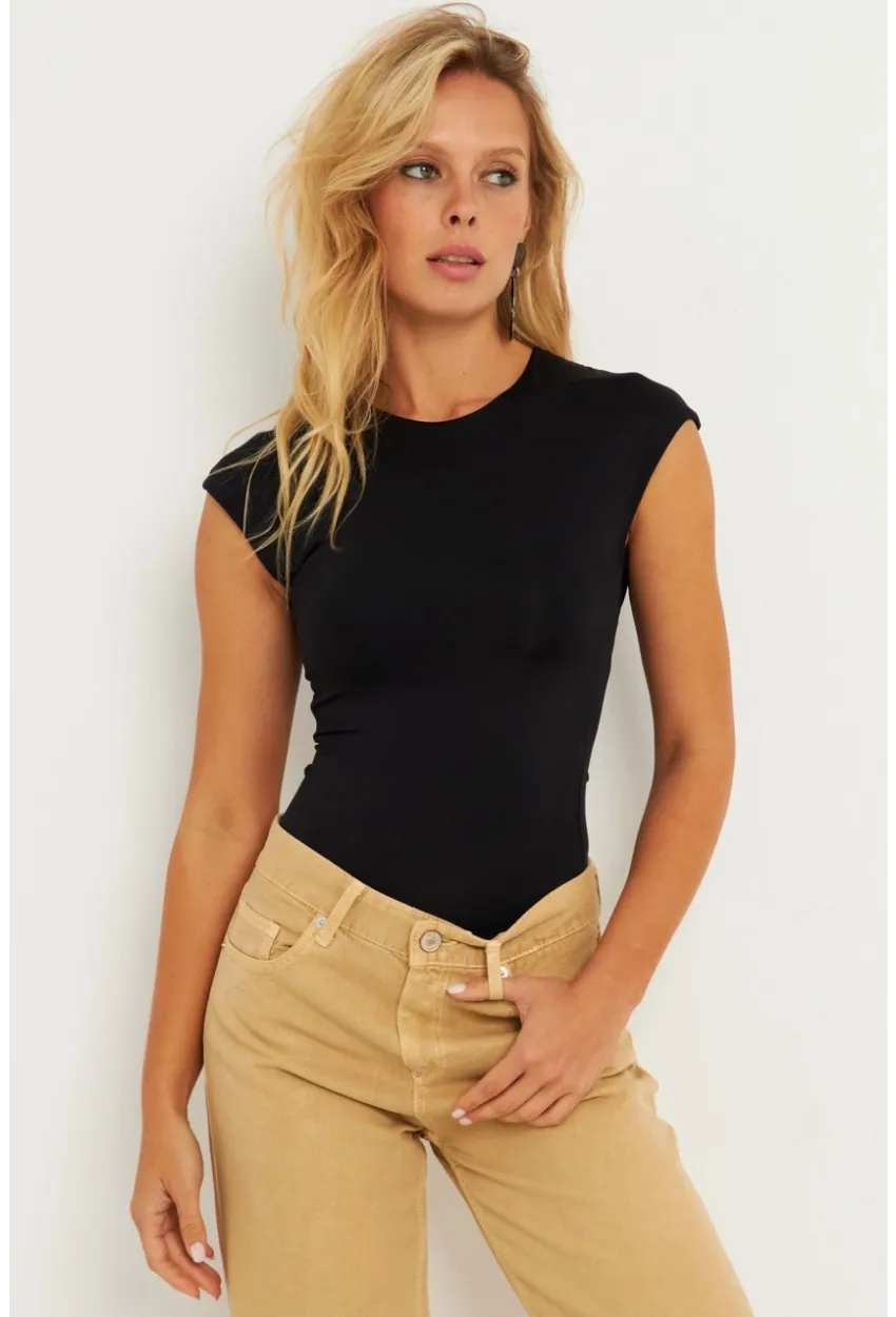 Kadın Siyah Bluz LPP1281