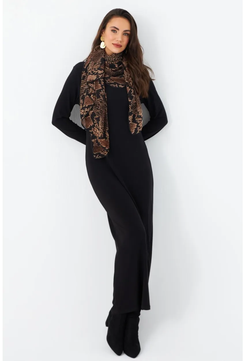 Kadın Siyah Maxi Elbise MLİK65