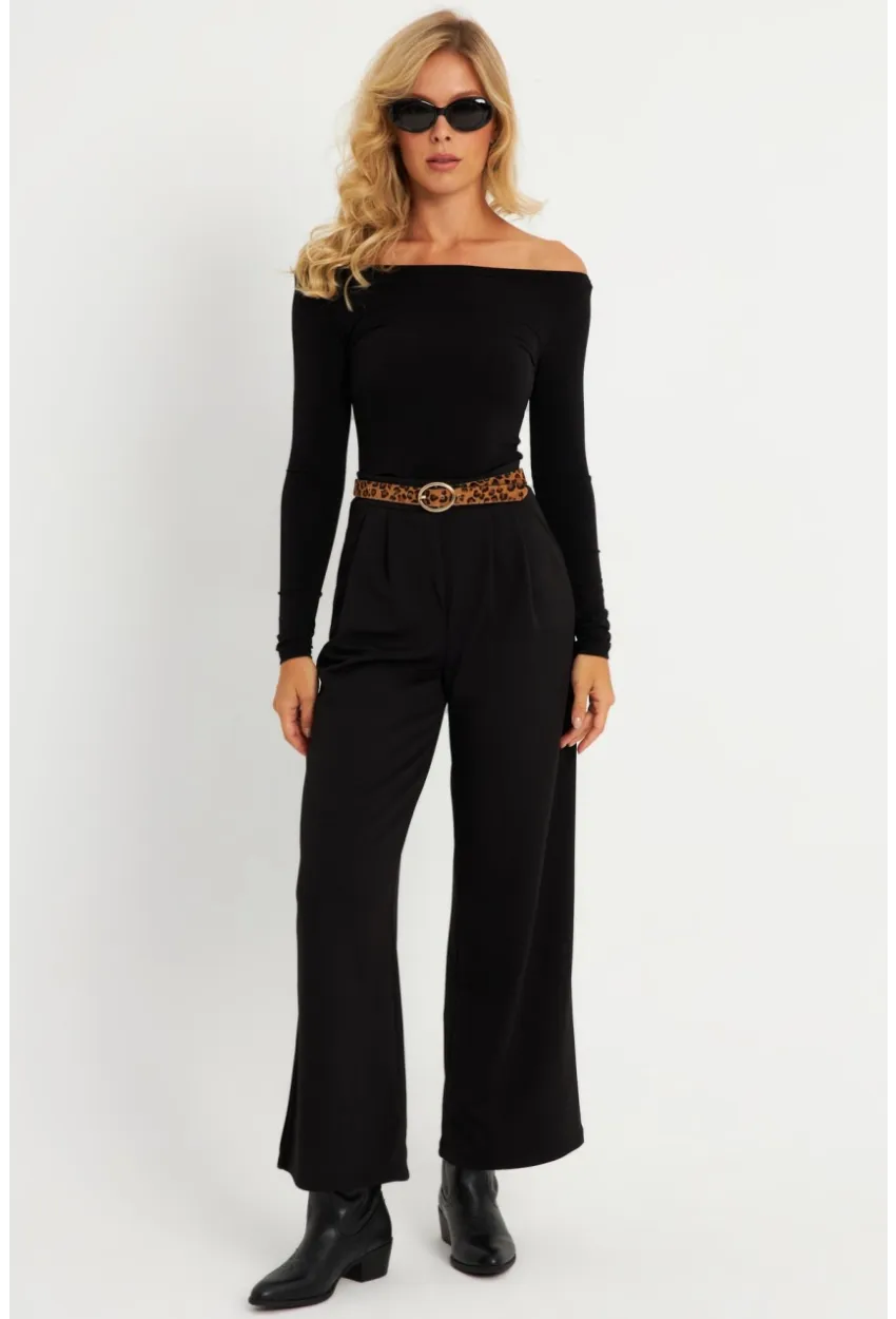 Kadın Siyah Pantolon ELT1016