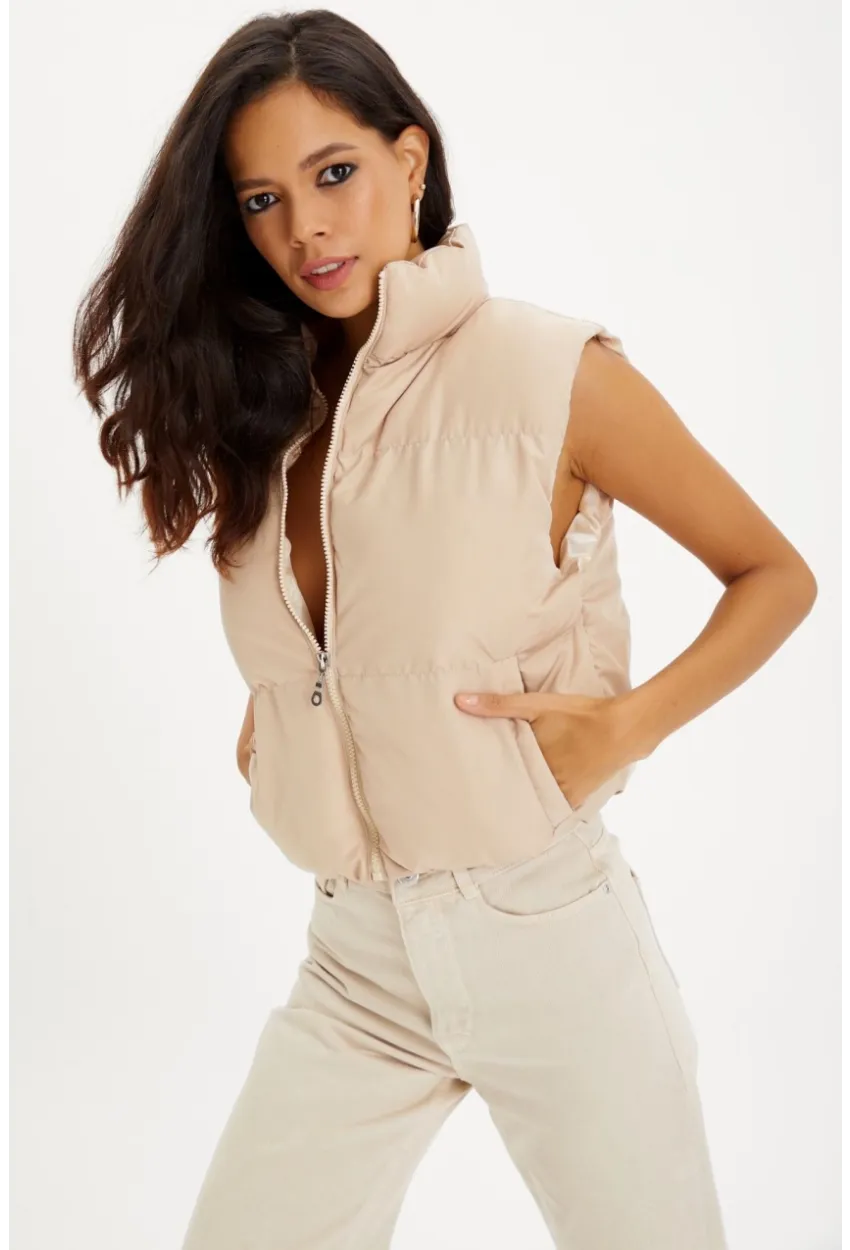 Kadın Taş Şişme Yelek DAF4910